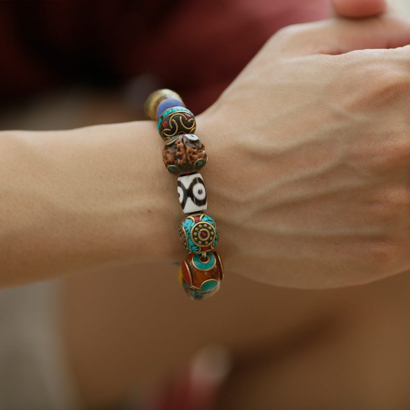 Healing Grace Medicine Buddha Dzi Bracelet - Image 7