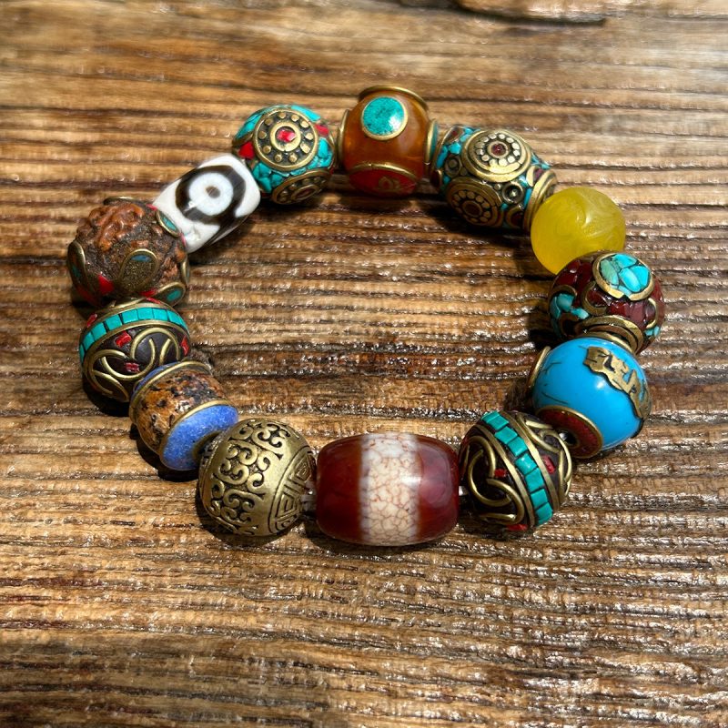 Healing Grace Medicine Buddha Dzi Bracelet - Image 3