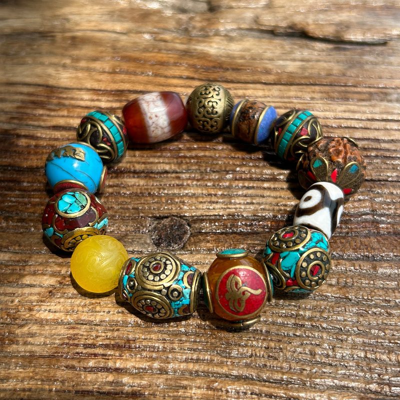 Healing Grace Medicine Buddha Dzi Bracelet - Image 8