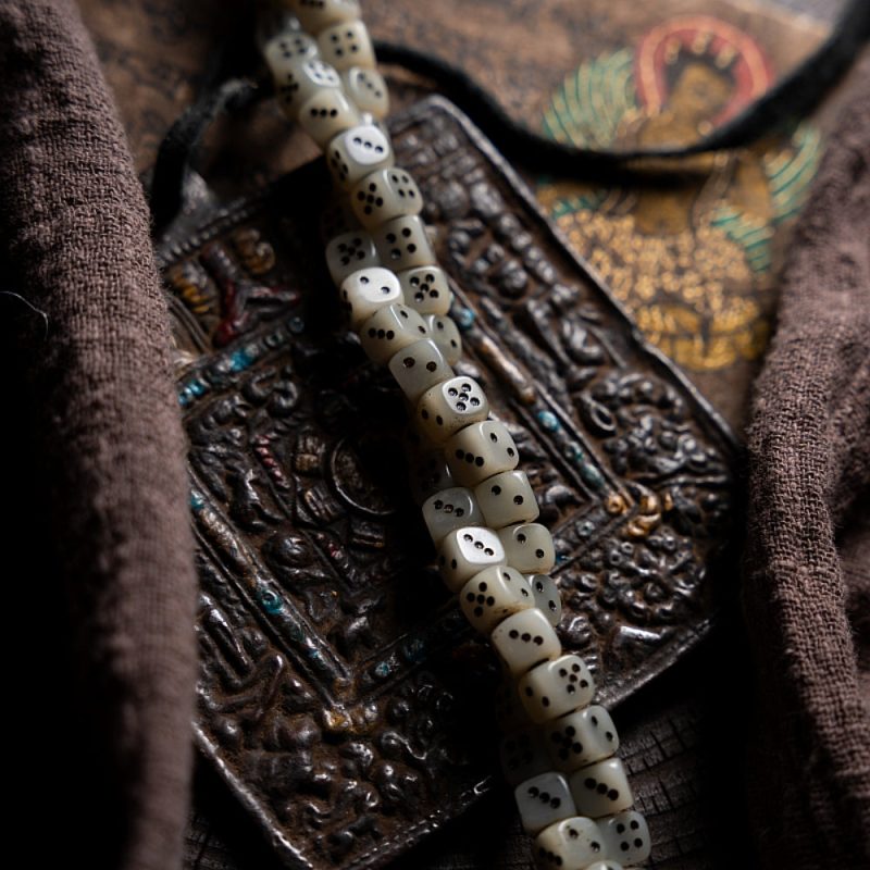 108 Mala Beads Camel Bone & Consume Cow Bones –  Tibetan Fortune Beads - Image 3