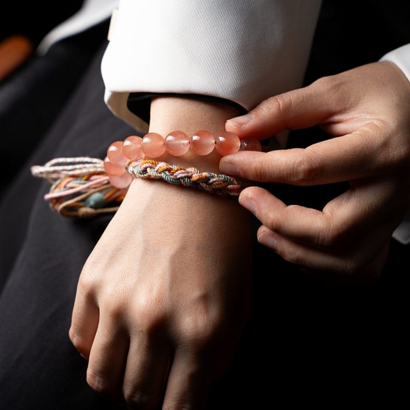 Imperial South Red Agate & Lapis Wealth Bracelet - Image 2