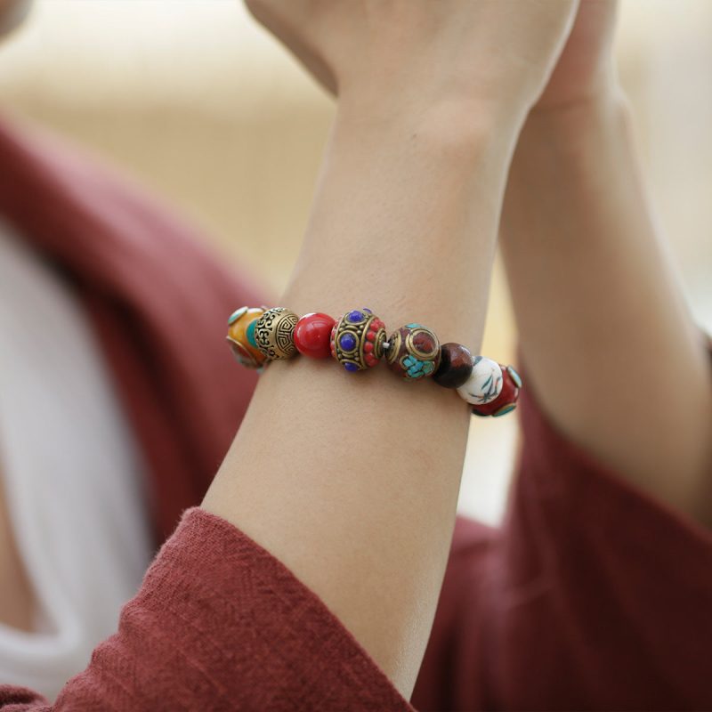 Wealth Energy Tibetan Treasures Bracelet - Image 2