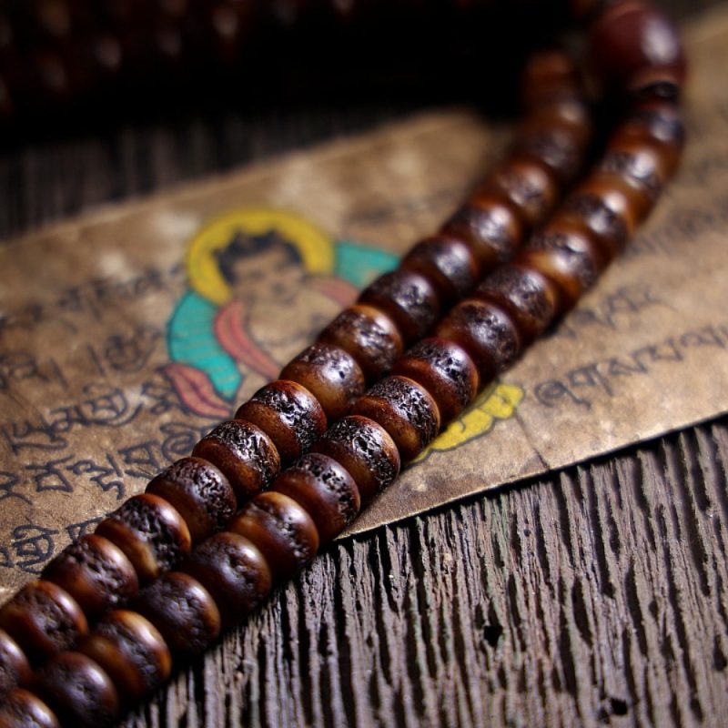 EXQUISITE IN Sacred Protector Silver and Brass Mala 108 Mala Beads - Image 3