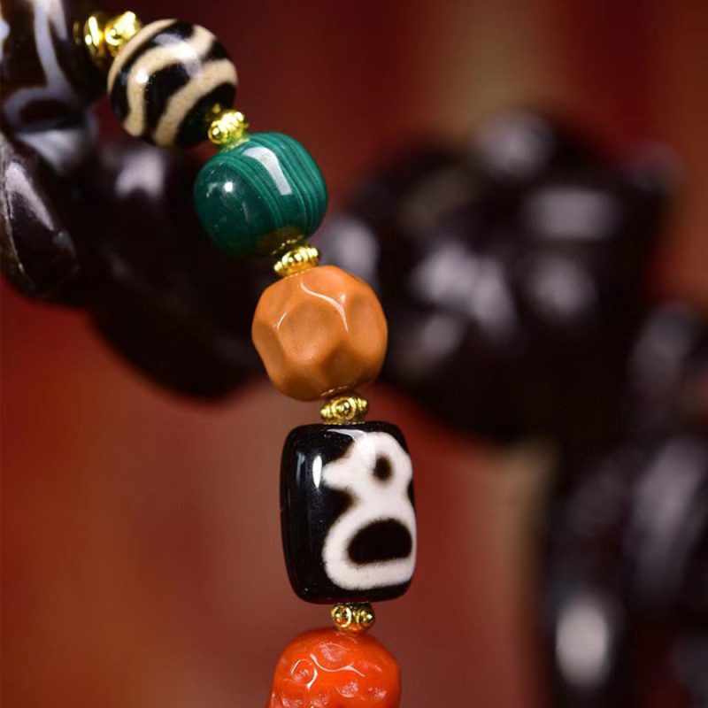Sacred Protector Dzi Bead Bracelet - Image 3