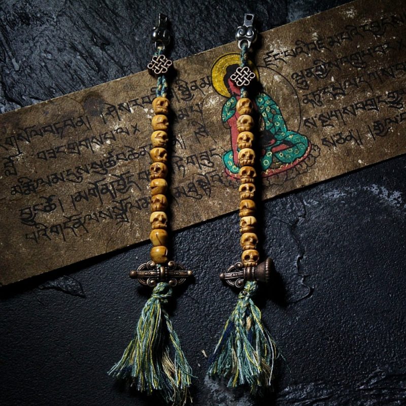 Sacred Guardian Handcrafted 108 Mala Beads - Silver & Yak Bone Talisman - Image 5