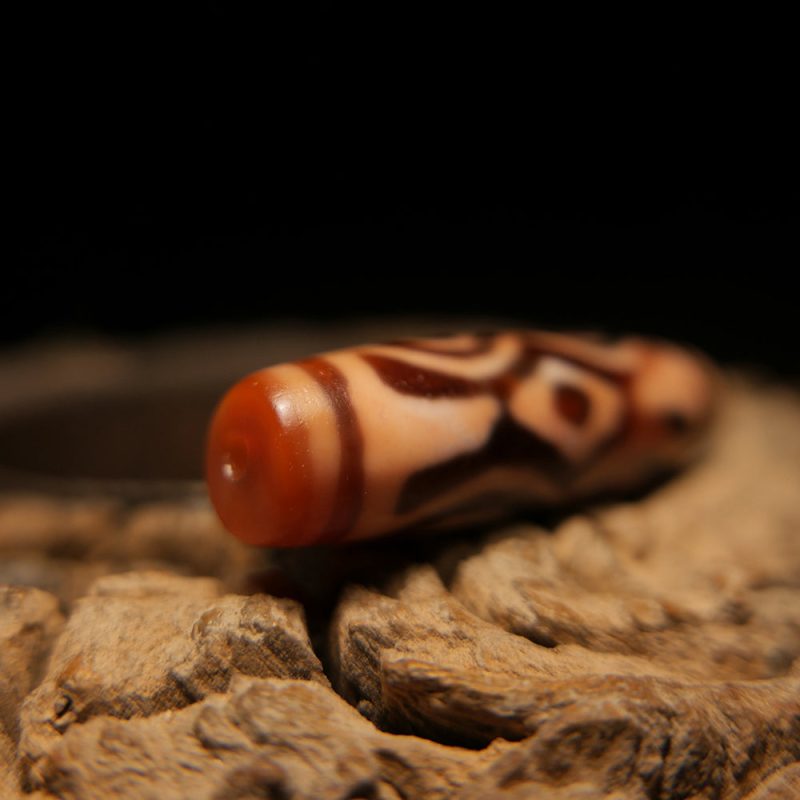 Guardian Red Dragon Eye Dzi Pendant - Image 2