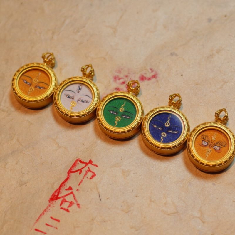 Divine Eye Hand-Painted Guardian Amulet - Image 2