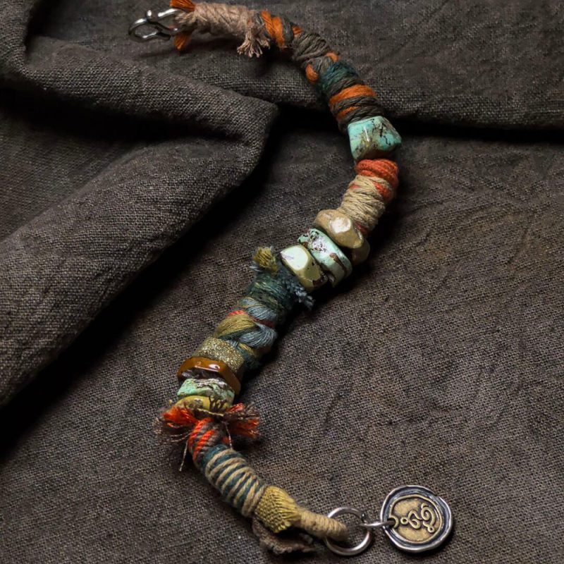 EXQUISITE IN Fortune Turquoise Handwoven Bracelet - Image 2