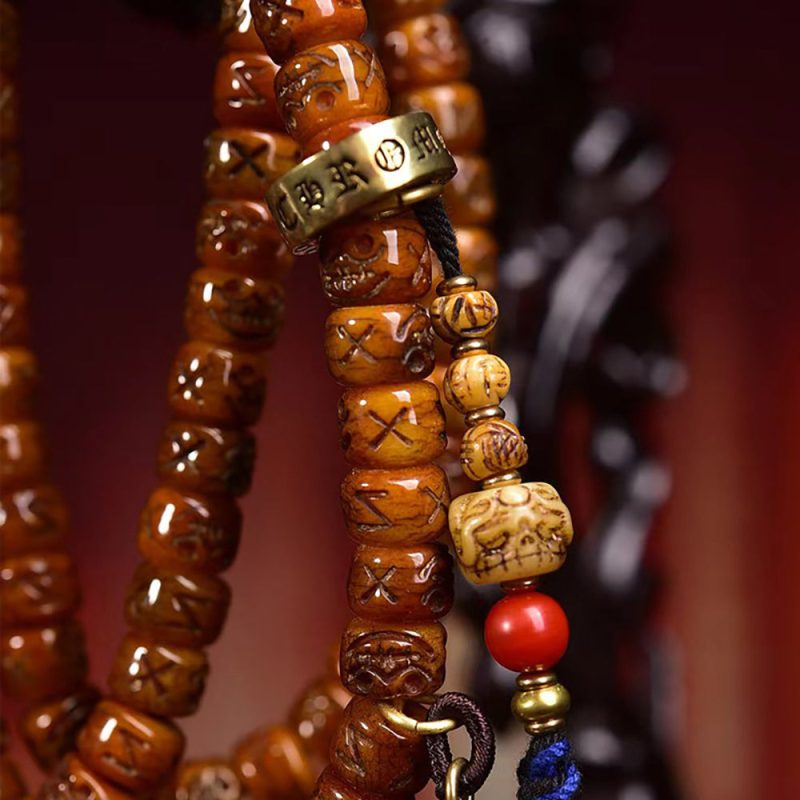 Vitality Yak Bone Prayer Bracelet - Image 4