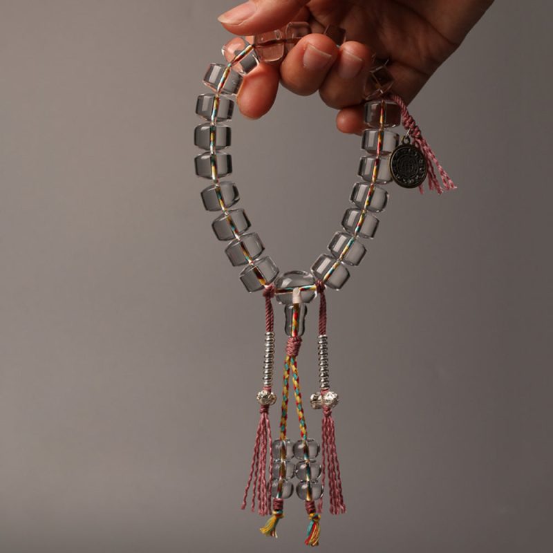 Divine Clarity Guardian Bracelet – Handcrafted Clear Quartz for Protection & Blessings - Image 4
