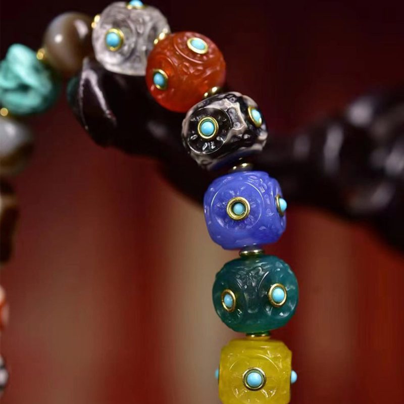 Courage Empowerment Agate Bracelet - Image 3