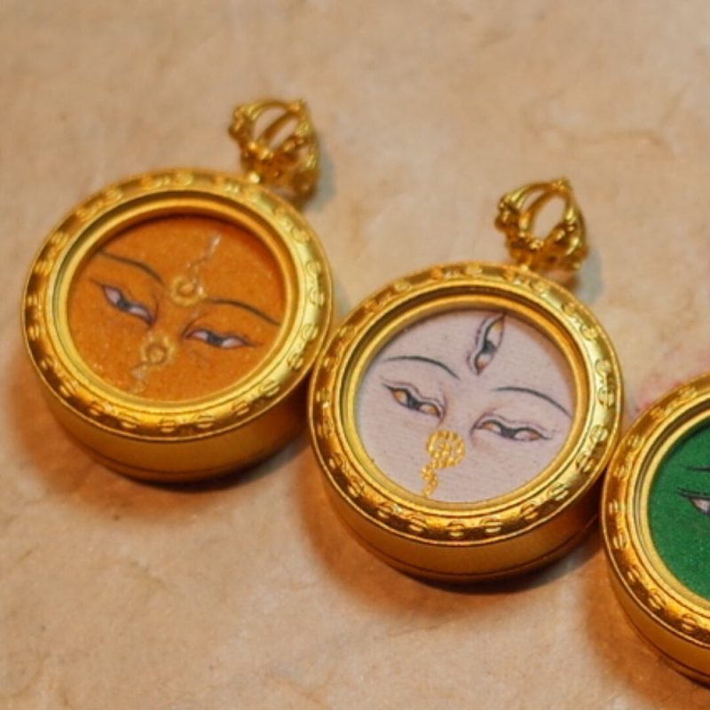 Divine Eye Hand-Painted Guardian Amulet - Image 3