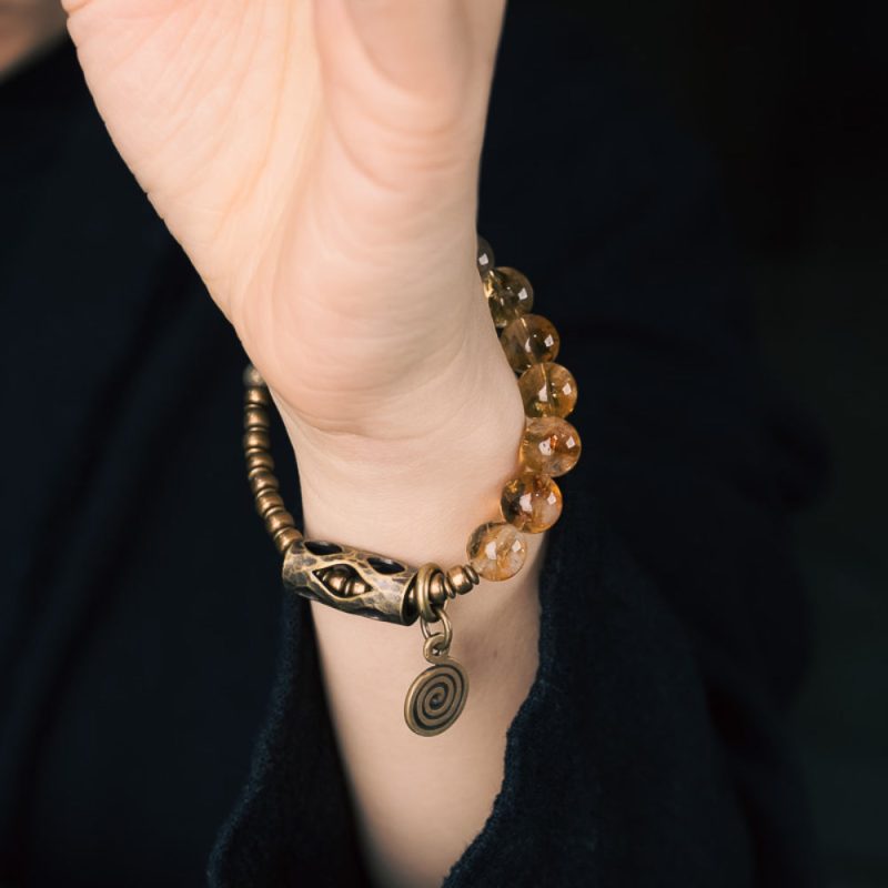 Solar Fortune Citrine Bracelet – Radiate Wealth & Energy - Image 2
