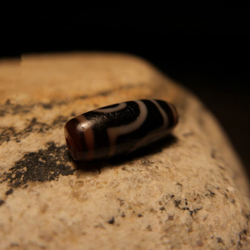 Fortune Embrace Two-Eye Dzi Pendant - Image 3
