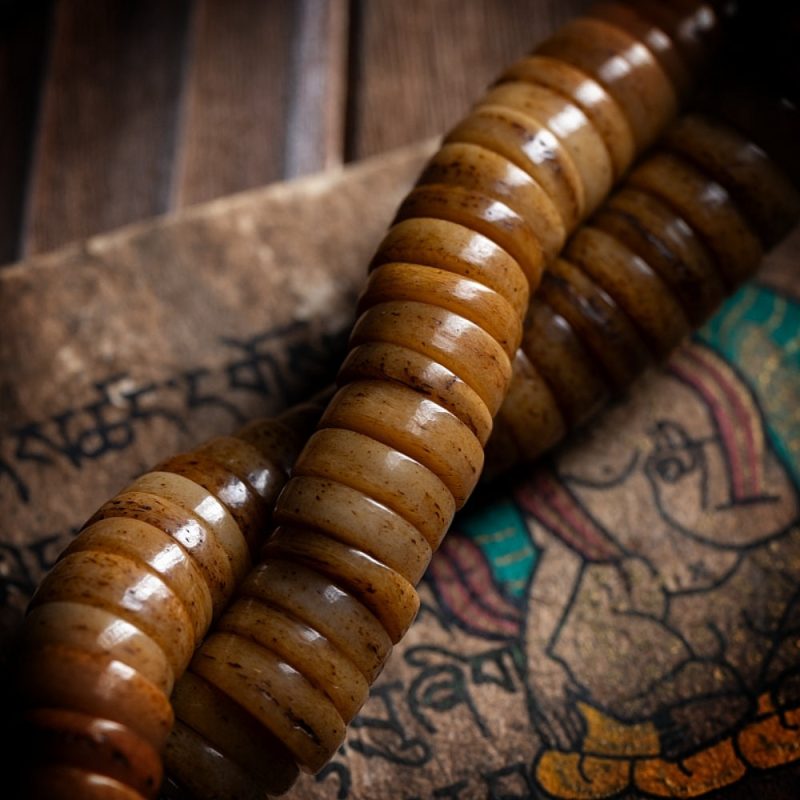 Guardian Yak Bone Protection 108 Mala Beads - Handcrafted Energy Talisman - Image 5