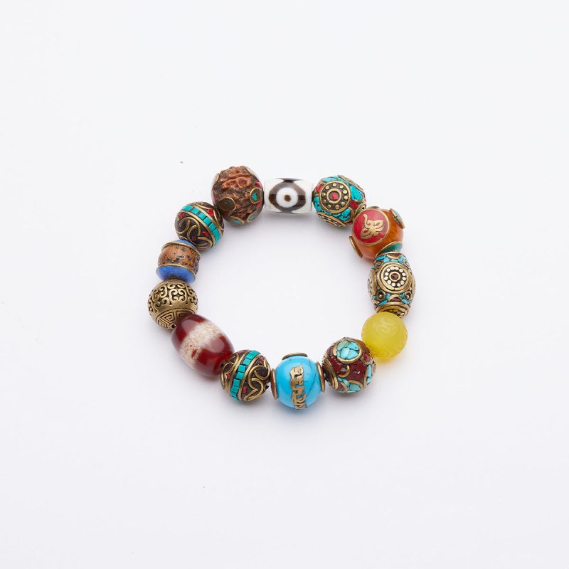 Healing Grace Medicine Buddha Dzi Bracelet - Image 9