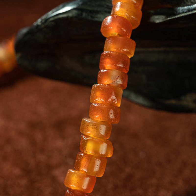 Old Chopped Beads Rosary Tibetan Accessories Millennium Carnelian Tibet - Image 6