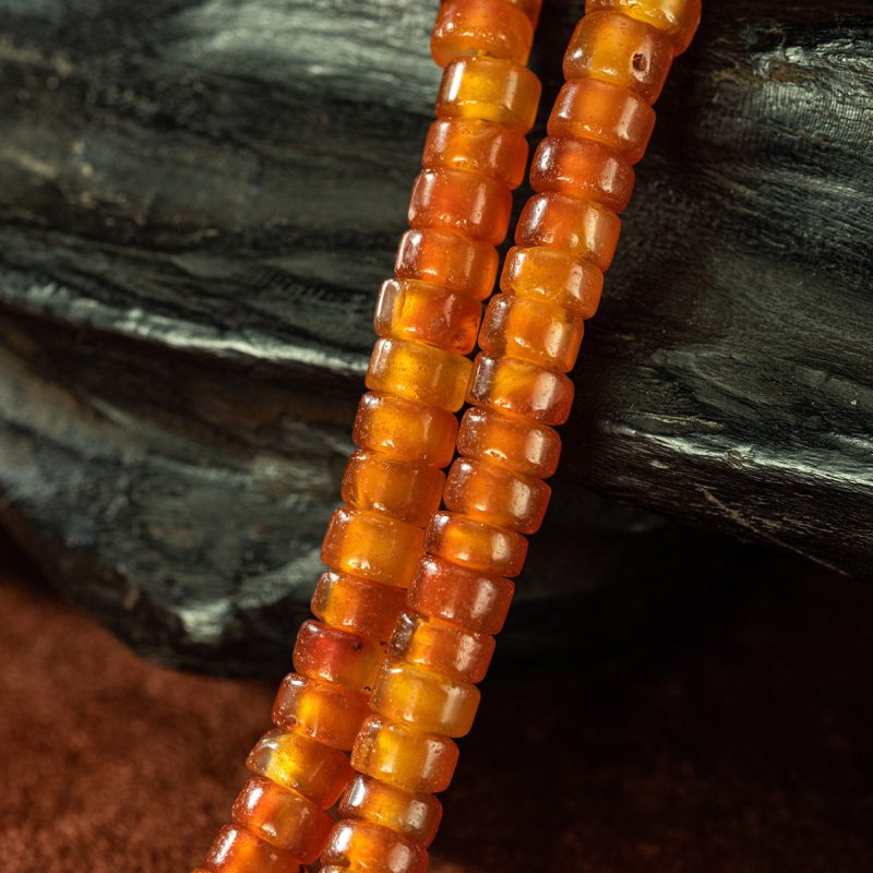 Old Chopped Beads Rosary Tibetan Accessories Millennium Carnelian Tibet - Image 7