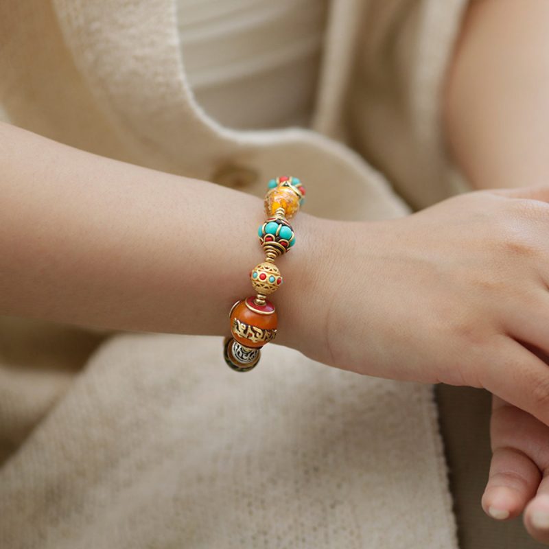 Wealth Energy Tibetan Treasures Bracelet - Image 5