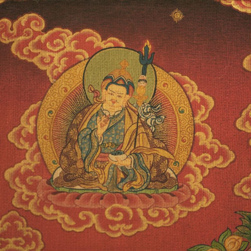 18th Century White Tara old thangka hand-painted Miantang School of Painting - Image 12