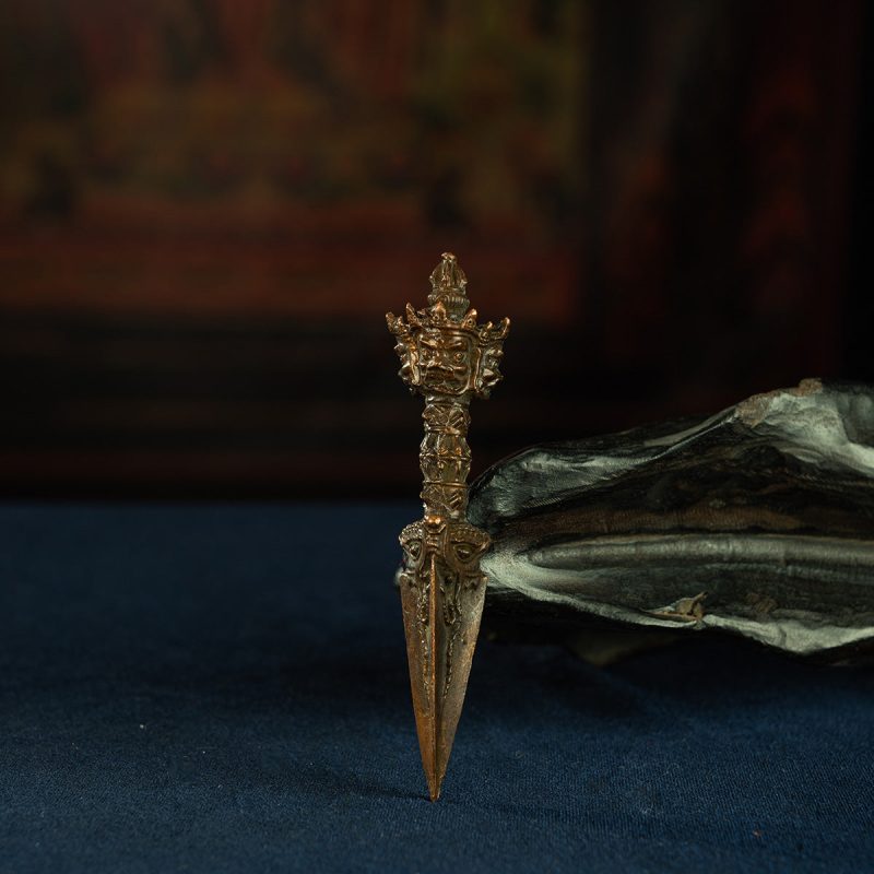 Three-sided Dharma Protector Puba Vajra Conquers Demons Tibetan Dharma Weapon Sera Temple Puba Mandala - Image 3