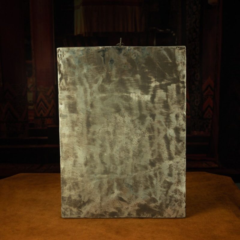 Qing Dynasty Tibetan Antique Thangka Tseringma Cold Iron  Sera Monastery - Image 3