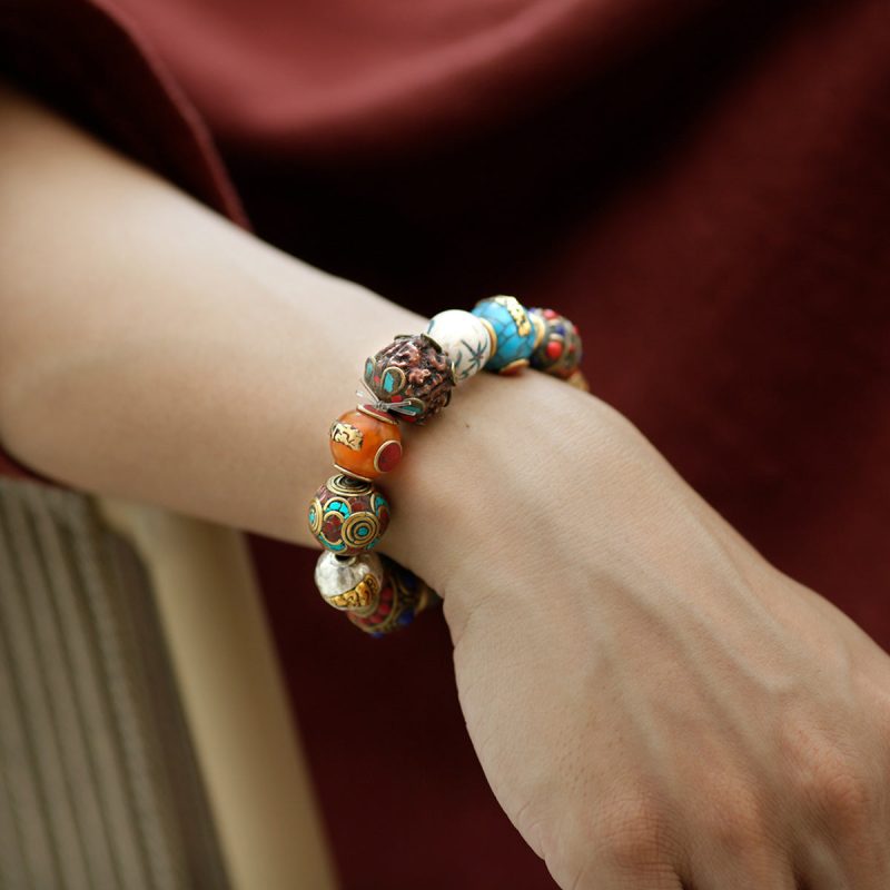 Wealth Energy Tibetan Treasures Bracelet - Image 6