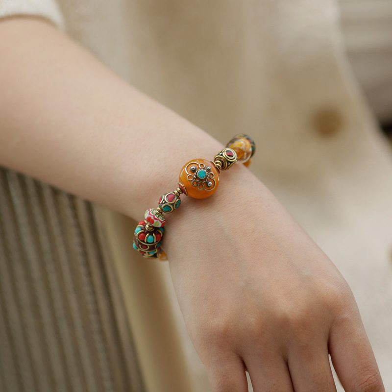 Wealth Energy Tibetan Treasures Bracelet - Image 6
