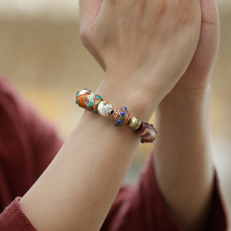 Wealth Energy Tibetan Treasures Bracelet - Image 2