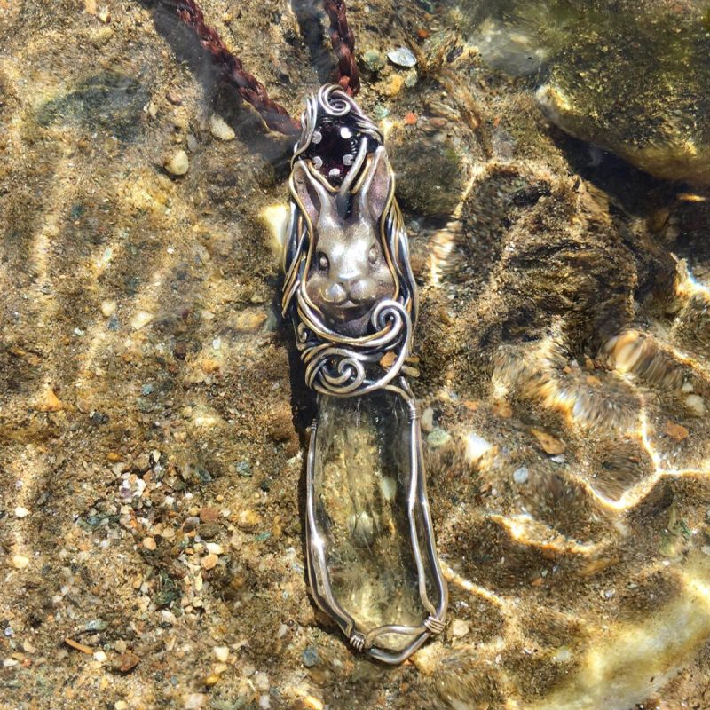 Love Energy Clear Quartz Silver Pendants - Image 4