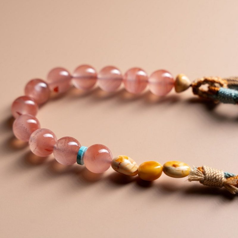Imperial South Red Agate & Lapis Wealth Bracelet - Image 6