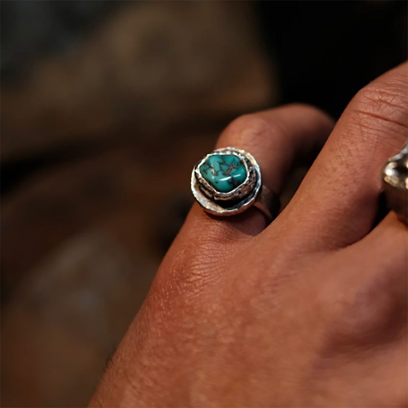 Soul's Healing Embrace Turquoise Rings - Image 6