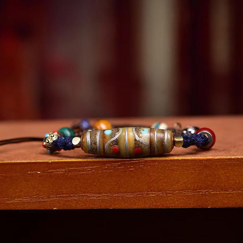 Sacred Tibetan Dzi Energy Bracelet - Image 2