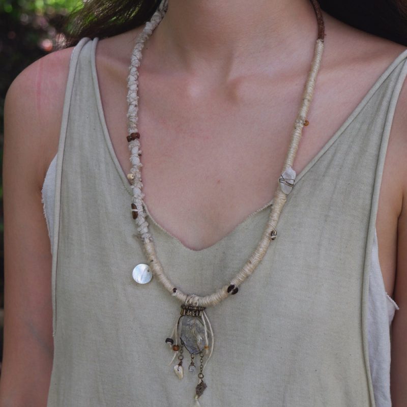 Healing Clarity White Crystal Pendant - Image 3