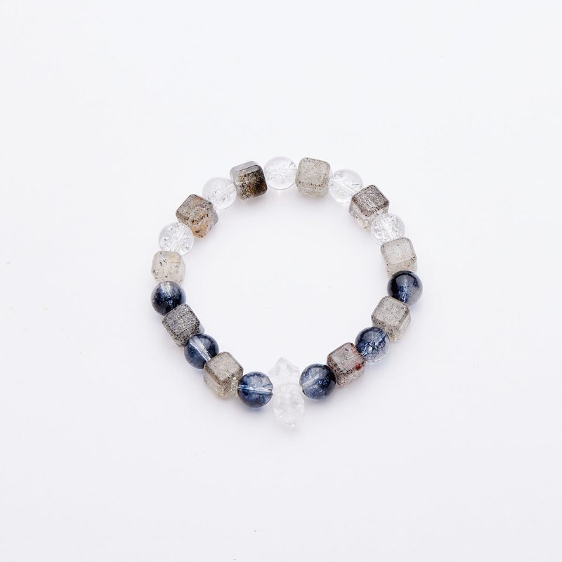 Protective Energy Black Quartz Green Phantom Quartz Bracelet - Image 6