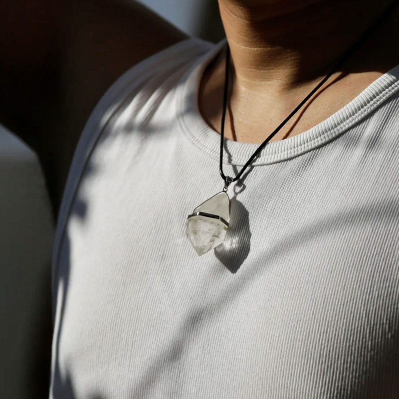 Healing Breath of Life Clear Quartz Sterling Silver Pendants - Image 6
