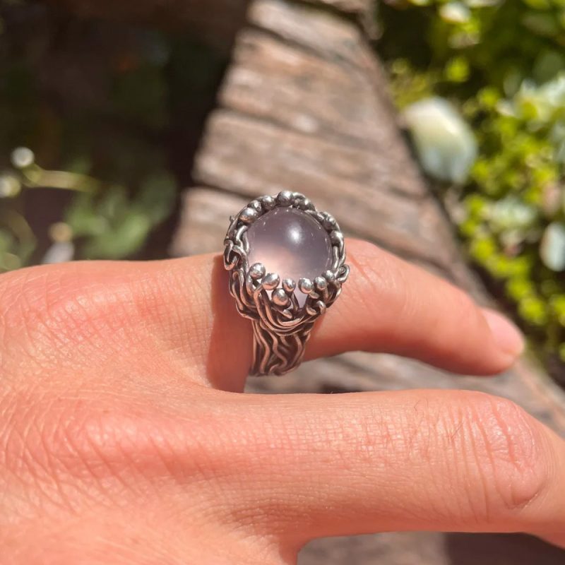 Celestial Serenity Energy Silver Crystal Rings - Image 3