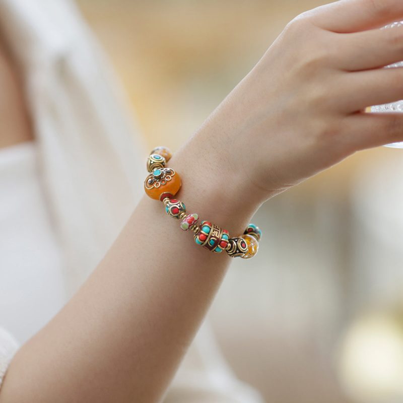 Wealth Energy Tibetan Treasures Bracelet - Image 8