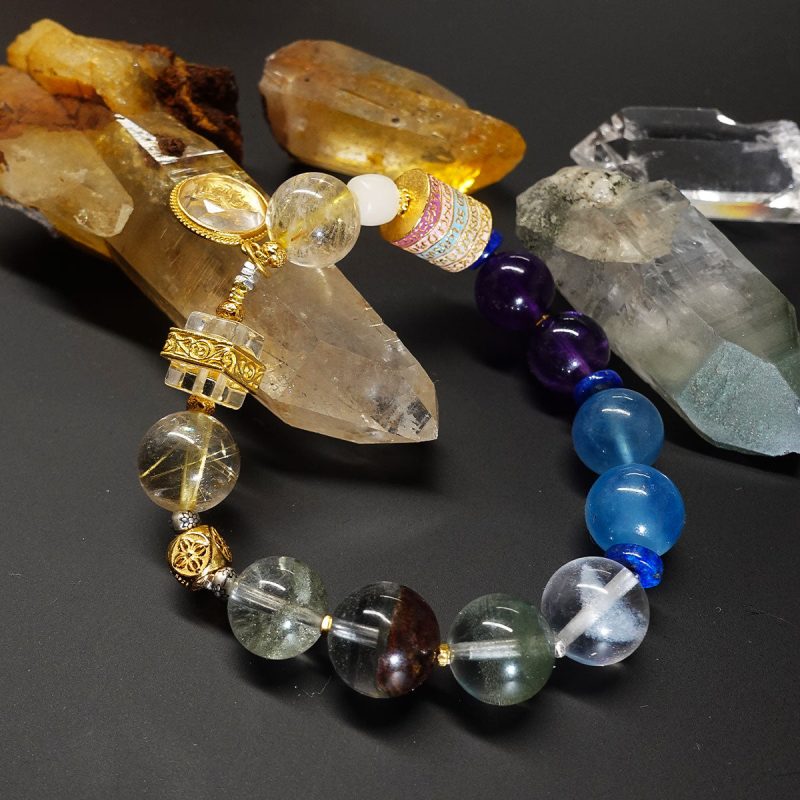 Zaki Lam Wealth Energy Tibetan Crystal Bracelet - Image 3
