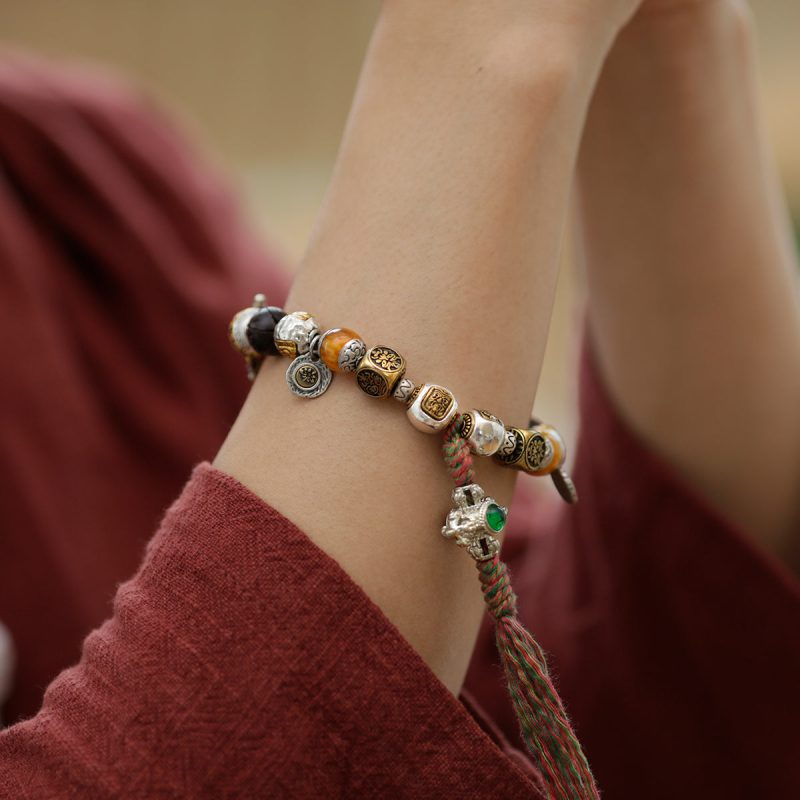 Wealth Energy Tibetan Treasures Bracelet - Image 3
