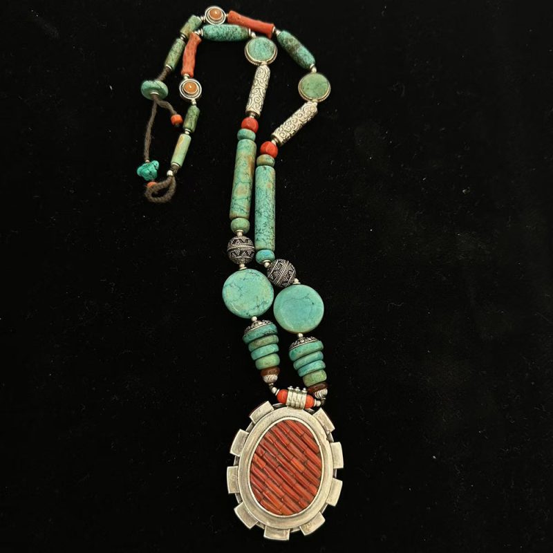 Core Energy Turquoise and Silver Necklace - Image 2