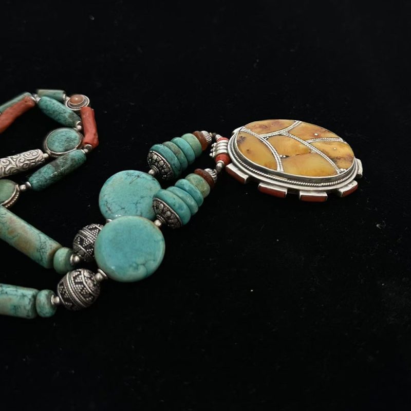 Core Energy Turquoise and Silver Necklace - Image 3