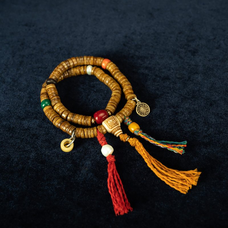 The King of Beads Top Quality Qing Dynasty No Marrow Gabala Rosary Bracelet Eternal Heritage of Temples - Image 4