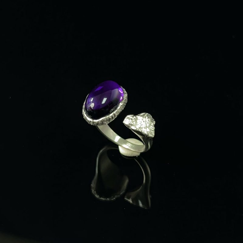 KAILASH ENERGY Chakra Awakening Ring Seven Chakra Gemstone 925 Sterling Silver Adjustable - Image 14