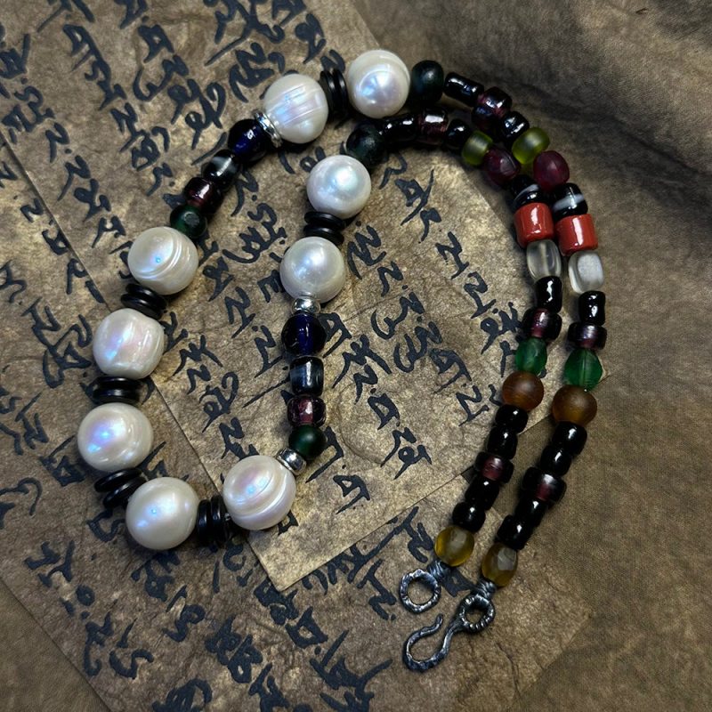 Sacred Harmony Crystal & Pearl Talisman - Image 7