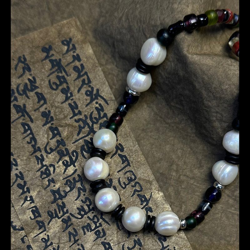 Sacred Harmony Crystal & Pearl Talisman - Image 8