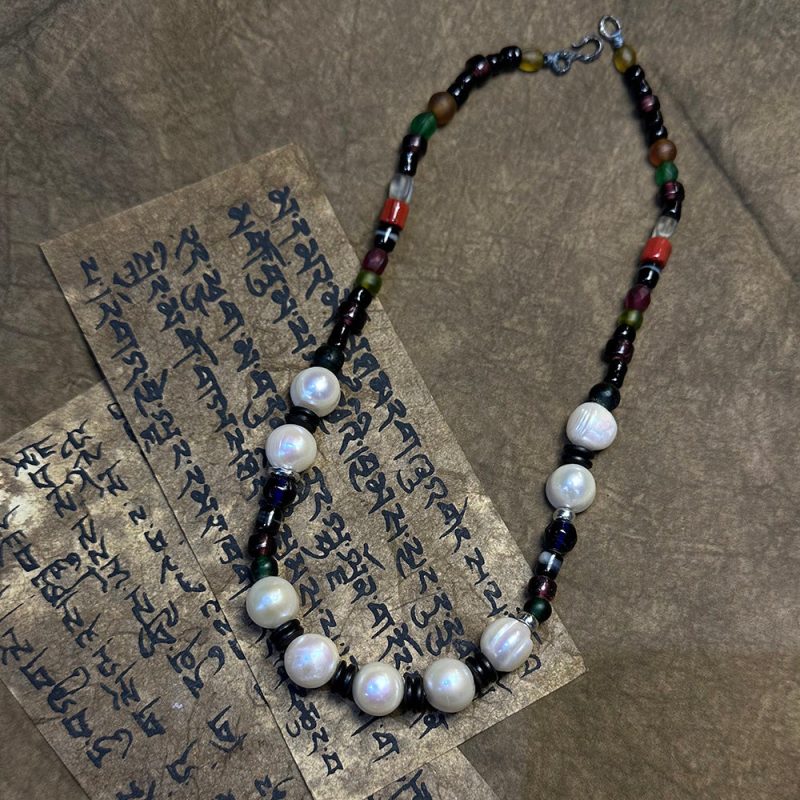 Sacred Harmony Crystal & Pearl Talisman - Image 9