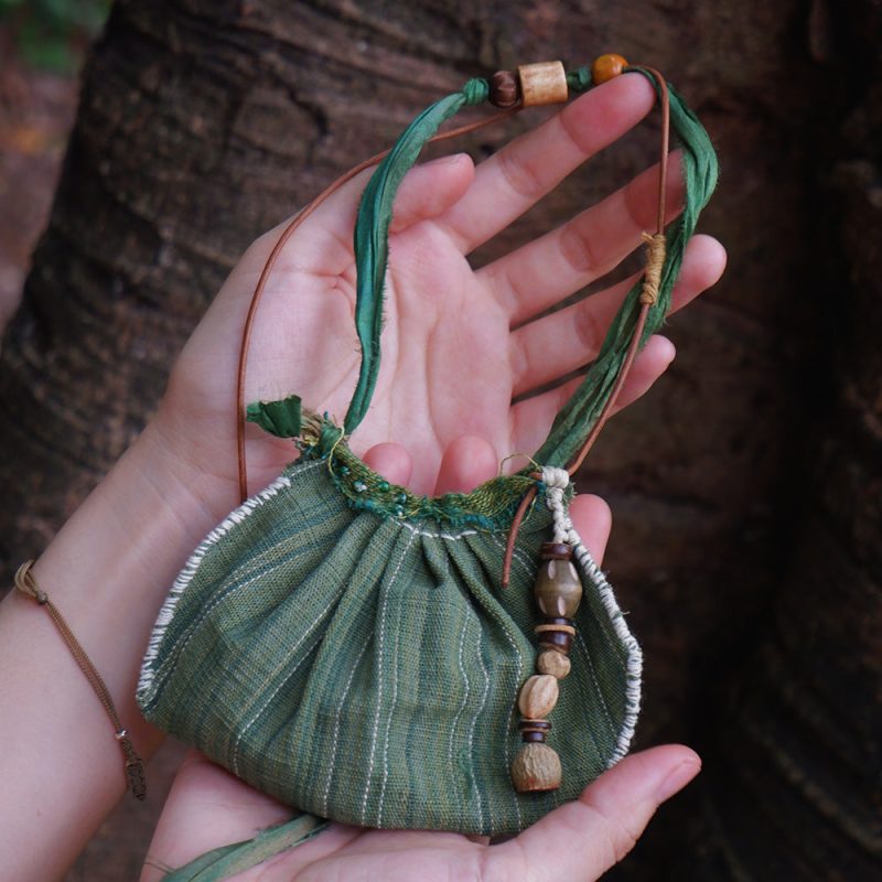 Earth’s Harmony Eco-Friendly Handcrafted Pouch - Image 3