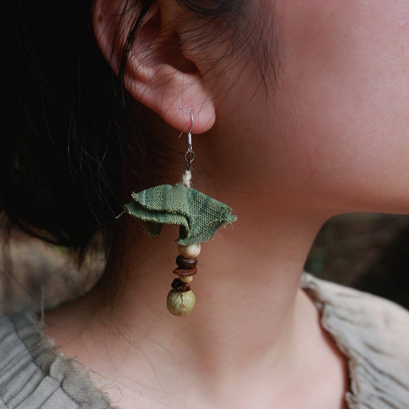 Nature’s Spirit Handcrafted Eco Earrings - Image 2