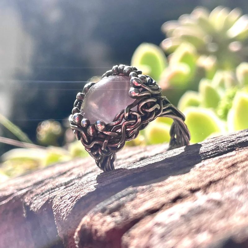 Celestial Serenity Energy Silver Crystal Rings - Image 2